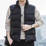 겨울 남성 폭신한 베이직 무지컬러 캐주얼 방한 조끼