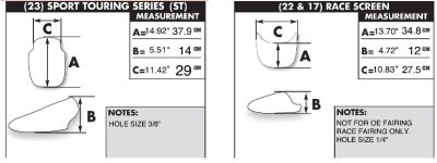 제로그래비티 Zerogravity HONDA 혼다 04 Double Bubble Smoke 더블버블 스모크 윈도우스크린 16-405-02 CBR600RR 03