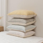 에프엔비글로벌 쿠키체크 피치 베개커버 50x70 1P 먼지없는 베갯잇 베개커버50x70