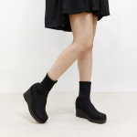 아나이스 아나이스 스판 패브릭 앵클부츠 6 F459