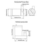 마이크로 잠튜닝 모터 펌프 조용한 휴대용 워터 어항 분수 수족관 정원용 USB DC 3V 5V