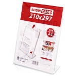 A4 아크릴 쇼케이스 L자 단면 POP꽂이 메뉴판 가격표