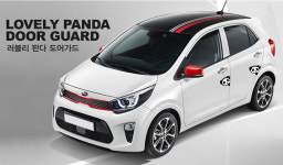판다 도어 가드 문콕 방지 자동차 주차 테러 패드 캐릭터 자동차 용 품 차량 판다 도어가드 1개