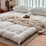 천연 100 목화솜요 화이트광목 솜싸개 싱글 더블 퀸 킹 돌침대 바닥요솜 모든 사이즈 맞춤제작 6겹 화이트광목