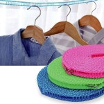 흘러내리지 않는 논슬립 이중빨랫줄 3개 1세트 랜덤