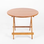 접이식 우드 원형테이블 간이테이블