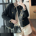 세인트이브 M 여성 숏 패딩 누빔 깔깔이 퀼팅점퍼 J1255