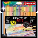 미국 스타빌로 파인라이너 포인트 STABILO Fineliner Premium Fibre-Tip Pen point 88 68