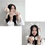 움직이는 귀마개 귀염 뽀짝 토끼귀 인싸템 보온