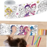 학산문화사 레인보우 버블젬 롤색칠스티커