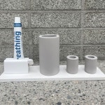 규조토 트레이 욕실 다용도 받침대