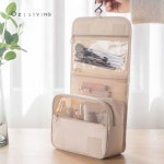 여행용 세면도구 파우치 벽걸이형 휴대용 간편수납