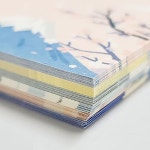 미니떡메모지 일러스트 감성 메모장 여행 메모지