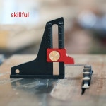 목공을위한 정밀 높이 게이지 내구성 알루미늄 합금 건설 높이 측정 도구 잠글 수있는 디자인 게이지