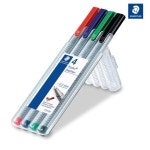 Staedtler 파인라이너 4색 SB4 triplus fineliner