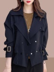 짧은 트렌치 숏트렌치코트 코트 여성