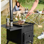 캠핑용 화목난로 대형 야외 장작 화로 난로