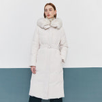 더아이잗 폭스 후드 롱 구스다운 점퍼 INCA2PD05