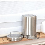 올 스테인리스 304 음식물 쓰레기통 음쓰통 3L 음식물쓰레기통