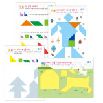 가베가족 안녕 칠교야 2단계 교재 KS1546