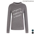 꼼빠니아 레터링디자인니트 CAAW0-WSP010