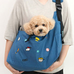 패리스독 강아지 피너츠 아이콘 뉴솔리드 슬링백