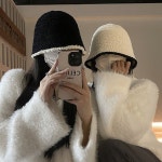 여성 후리스 버킷햇 1P 겨울 데일리 베이직 모자