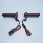 우리파파 우리파파 오토바이 2단 열선그립 열선 핸들 핫그립 방한용품 블랙신형 1개 신형