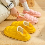 브레드 털실내화 방한 슬리퍼 겨울 실내화 거실화