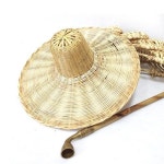 소품 패랭이 모자 대나무 갓 민속품 포졸 모자 인테리어 옛날 패랭이모자