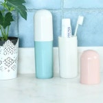 욕실 사무실 위생 튼튼 캡슐 칫솔통 치약 칫솔 케이스