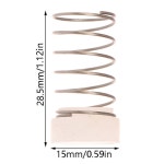 공기 압축기 고무 씰 패드 스프링 세트 65 90 95 105 유형 용 체크 밸브 스풀