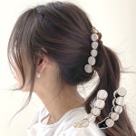 올림머리 반묶음머리 편한 집게핀 바나나핀 헤어핀