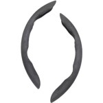 오토크루 오토크루 오토크루 자동차 스웨이드 부분 핸들커버 논슬립 스티어링휠 카바