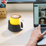 책상 컴퓨터 테이블 데스크 컵홀더 고정 머그잔 거치 머그잔 홀더