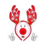 파티클럽 루돌프세트 머리띠 스폰지코 크리스마스 1개