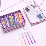 웨이브 컬러실핀 50개입 보관케이스세트 실핀 머리핀 컬러실핀50 케이스