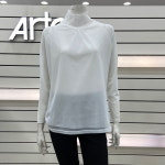 ARTE 아르테 세이브존07 망사 반폴라 브라우스 DPABWB100