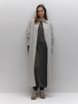 케리에르 BRUSHED LONG SHIRT DRESS BNW3302OPS