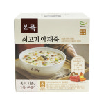 동방푸드마스타 본죽 쇠고기 야채죽 8개입 2412g
