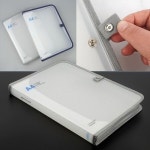 A4 똑딱이 파일케이스 반투명 플라스틱 화일케이스 색상랜덤