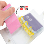 연이의잡화점 미니 PVC 투명 다이어리 10매