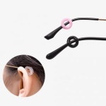 실리콘 안경 귀고무 귀아픔 방지 귀받침 원형 4컬러