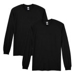 길단 Gildan 남성용 드라이블랜드 롱 슬리브 티셔츠 2팩 X-Large