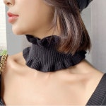 페이크 목폴라 쁘띠 넥워머 골프 니트 공갈 넥스카프