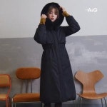 더엣지 23FW 폭스퍼 야상 롱 구스다운