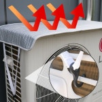 국산 8중차단 9T 난연 에어컨 실외기 커버 열차단 절전 덮개 100x50