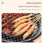 가정용 바베큐 그릴 덜 램프블랙 야외 고품질 캠핑 세탁 가능한 두꺼운 숯 실내 로스트 차 요리 그릴