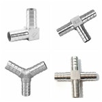 6 8 10 12 13 14 15 16 20 25 32 40 50 호스 바브 엘보우 코르스 티 U Y 모양 2 3 4 가지 방법 스플리터 304 스테인레스 물 가스