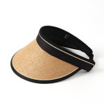 고급 자외선 햇빛 썬캡 모자 밀짚 2개세트